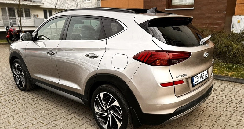 Hyundai Tucson cena 93900 przebieg: 95680, rok produkcji 2018 z Bydgoszcz małe 277
